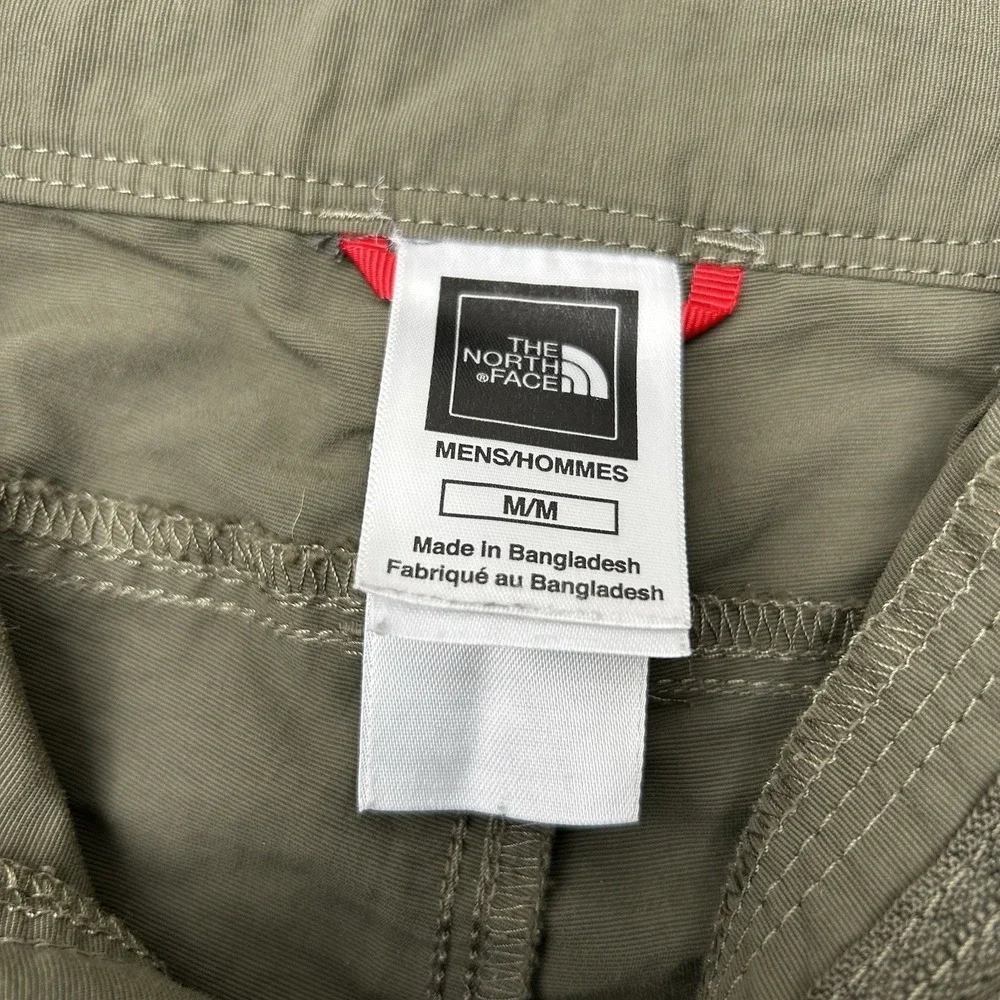 The North Face Mens Paramount Peak Nylon Cargo Shorts Mens Medium M Green Hiking